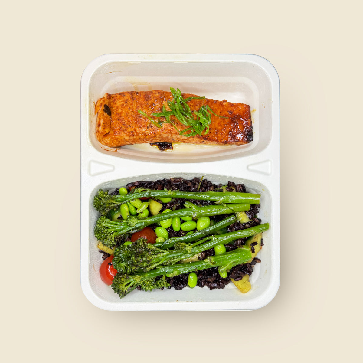 Salmon w/ Black Rice Salad