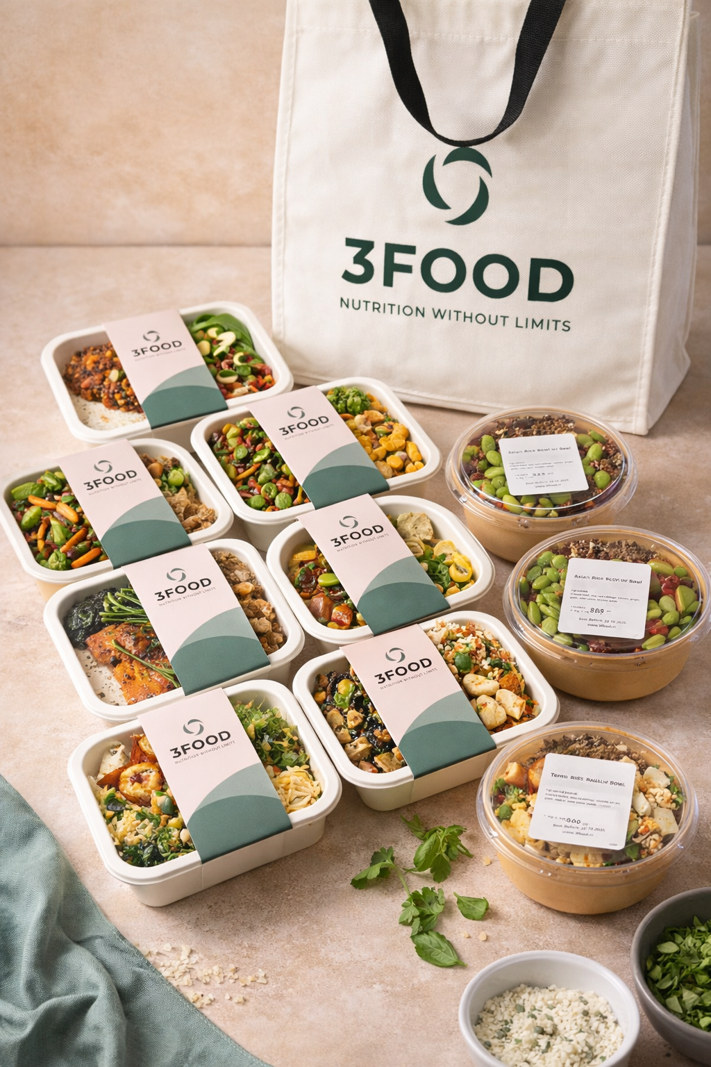 Office: Lunch or dinner for 5 days a week and 5 breakfasts or snacks